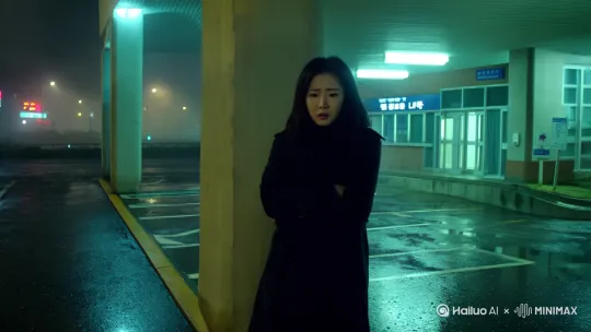 ## 故事梗概

- **时空背景**：深夜医院外的停车场，冷色调的都市夜晚，远处霓虹灯在雨雾中晕染成朦胧光斑。
- **核心矛盾**：两个曾深爱却渐行渐远的人，在命运的岔路口进行最后一次情感交锋。
- **情感铺垫**：消毒水残留的气味、潮湿的停车场立柱、时亮时灭的顶灯，构建出充满不确定性的重逢场景。
- **隐喻意象**：苍白的顶灯象征感情褪色，雨幕中模糊的霓虹暗示回忆的支离破碎，消毒水暗示需要治愈的情感创伤。
- **心理描写**：通过衣料摩擦声、呼吸节奏、视线错位等细节展现两人克制又翻涌的内心世界。
- **高潮呈现**：在看似平淡的告别中暗藏情感爆破点，用体温残留和颤抖指节展现爱意余烬。

---
消毒水的气味还残留在衣领上，林茉抱紧双臂，看着自己的影子在停车场立柱间被拉长又揉碎。顶灯忽明忽暗地悬在头顶，像枚即将燃尽的月亮。

"非要这样吗？"程述的声音从身后传来时，她的指甲正深深陷进针织衫的褶皱里。雨丝在十米外的路灯下织成细密的帘，远处商业街的霓虹在雨雾里洇成支离破碎的色块，像被水泡褪色的旧胶片。

他绕到她面前，黑色风衣沾着潮湿的夜露。林茉盯着他领口第二颗纽扣，那里还留着去年圣诞她缝补过的痕迹。消毒水的气息突然变得浓烈，或许是ICU走廊的白炽灯太过刺眼，又或许是三天未合眼的疲惫终于漫上眼眶。

"你知道抢救室的红灯亮起时我在想什么吗？"他的喉结在阴影里滑动，手指擦过她冰凉的手背，"我在数你毛衣上的毛球，二十二个，和你离开那天的数目一样。"

林茉的呼吸凝在喉咙。斜对角生锈的摄像头闪着微弱红光，雨水顺着排水管坠落在积水洼，荡开的涟漪里漂浮着紫藤花瓣的残骸。她突然看清他眼底的血丝，像暮春时节缠绕老墙的蔷薇藤，带着将枯未枯的倔强。

程述的体温隔着呢子外套渗过来时，远处传来救护车刺耳的鸣笛。林茉数着他大衣第三颗纽扣的缝线，十二道，和去年初雪那晚他等在楼下时的台阶数相同。消毒水的气味突然被雨水冲淡，取而代之的是记忆里松木香混着铁锈的气息。

"你的睫毛，"他的气息拂过她发顶，"在顶灯下看起来像淋湿的蝶。"尾音消散的刹那，林茉听见自己指节发出的轻微颤音，像深秋枯枝上最后一片悬而未落的叶。 by Hailuo AI Video Generator
