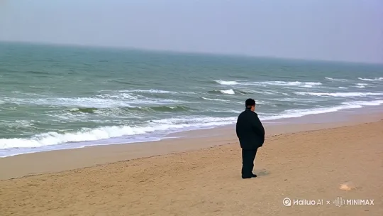 ## 《海风停在你眼里》
海风裹挟着咸涩的气息扑面而来,我站在威海的沙滩上,第三次试图点燃手中的香烟。打火机的火苗刚窜起,就被呼啸的海风无情掐灭。我无奈地笑了笑,正准备收起烟盒,忽然感觉周围的风停了。
一件米白色的针织开衫挡在我面前,我抬头,对上了一双含着笑意的眼睛。她个子不高,踮着脚尖努力举着衣服,发丝被海风吹得凌乱,有几缕调皮地贴在她微红的脸颊上。
"这样应该可以了。"她的声音很轻,像是怕惊扰了海鸥。
我愣了一下,连忙道谢。这一次,打火机顺利点燃了香烟。她放下衣服,却没有离开,而是站在我身边,望着远处起伏的海浪。夕阳的余晖洒在她的侧脸上,将她的轮廓镀上一层柔和的金边。
"你也抽烟吗?"我鬼使神差地问道。
她摇摇头,"不喜欢烟味,但觉得你点烟的样子很有趣。"说完,她自己先笑了起来,眼睛弯成了月牙。
我掐灭了刚抽了两口的烟,将烟头扔进一旁的垃圾桶。"那就不抽了。"我说。
她诧异地看了我一眼,随即笑意更深。我们就这样并肩站着,看海浪一遍遍冲刷着沙滩,听海鸥在头顶盘旋鸣叫。暮色渐沉,远处的刘公岛亮起了星星点点的灯火。
"我叫林夏。"她突然说。
"陈默。"我报上自己的名字,又补充道:"沉默的默。"
她歪着头想了想,"可是你刚才一直在说话啊。"
我笑了,她也笑了。海风再次吹起,带着咸湿的气息,却不再让人觉得寒冷。这一刻,我忽然希望这场海风永远不要停。 by Hailuo AI Video Generator