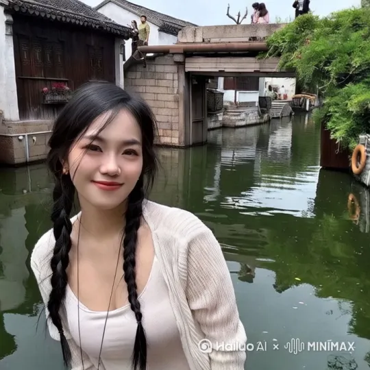 仙女下凡人间游 by Hailuo AI Video Generator