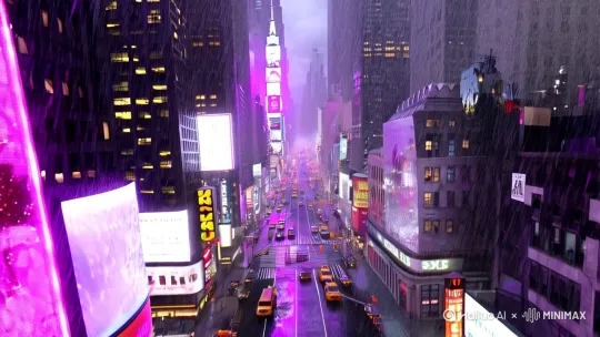 俯视航拍镜头
暴雨中的纽约时代广场(超现实紫灰色滤镜)
霓虹广告牌突然闪烁乱码(特效提示:全息投影故障效果)
镜头快速下坠穿过雨幕
地面主观视角
湿漉漉的柏油路震动
黑色三角飞行器倒影在积水扩散(提示:镜面反射动态模糊)
刺耳的金属扭曲音效
仰角广角镜头
三艘千米级母舰突破云层(提示:赛博朋克风格机械纹路)
绿色能量束击中克莱斯勒大厦
大厦分解成悬浮立方体(特效关键词:量子解构粒子特效)
特写转场
人类瞳孔收缩倒映出:
半透明章鱼状外星生物(提示:生物荧光纹理+机械义肢)
触须突然刺穿第四面墙冲向镜头
倾斜镜头混乱街景
汽车悬浮组成防御屏障(提示:反重力金属流体)
士兵装备外骨骼发射等离子网(动态模糊+能量轨迹)
外星无人机蜂群俯冲产生音爆云
黑场定格
血色外星文字浮现(提示:异形蚀刻质感)
中文/英文双语警告:"收割程序已启动"
制作建议:
1. 使用动态变焦和镜头晃动增强临场感
2. 色彩方案:霓虹青+品红对冲色
3. 音效设计:混合鲸鸣频率的未知生物吼叫
4. 关键帧速率:前5秒24fps,后5秒48fps制造加速恐慌
【低角度跟拍镜头】
男主腐烂的左手撕开丧尸犬金属下颚(特写:机械齿轮与腐肉粘连)
雨水中漂浮着带荧光的黑色血液(特效:双色液体分层动态)
突然捂住右眼抽搐后退(瞳孔瞬间切换机械虹膜)
【过肩视角旋转镜头】
女主反握脉冲匕首抵住男主咽喉(面部特写:战术面罩裂痕下蓝瞳闪光)
"别动!你的脊椎在量子波段里像圣诞树!"
背景广告牌突然播放倒计时警告(霓虹字体扭曲成蛆虫形态)
【俯冲式长镜头】
外星母舰投下圆柱形光牢(环境:沥青马路熔化成玻璃态)
两人跌落中抓住悬浮车残骸(慢动作:雨滴在能量场里变成多面晶体)
女主作战服破裂露出机械义肢(关键帧:皮下浮现未知符文)
【 窥视孔构图】
通风管道内呼吸白雾交替(光影:远处爆炸产生的脉冲频闪)
男主咬住绷带包扎伤口(细节:再生血肉推挤着植入体螺栓)
"你的血...为什么有诺亚公司的基因锁味道?"
【镜面反射镜头组】
便利店防弹玻璃映出双重危机:
外侧丧尸群啃食能量屏障(特效:电磁火花与碎牙慢镜头)
内侧冷藏柜渗出黑色粘液(突然伸出章鱼机械触须)
【倾斜构图追逐戏】
在悬浮车顶棚跑酷时遭遇:
上方无人机蜂群俯冲(音效:带金属回声的蝗虫振翅)
下方柏油路塌陷成数据深渊(特效:像素化塌陷边缘)
【瞳孔匹配转场】
女主眼中倒映男主暴走状态(虹膜扫描式数据流特效)
丧尸病毒纹路爬满脖颈(动态:类似电路板腐蚀图案)
"听着!我的血清能让你撑23分钟!" 注射枪特写(液体含纳米机器人)
【分裂屏幕叙事】
左屏:男主撕碎变异体首领(血腥慢镜头+机械解构特效)
右屏:女主骇入母舰系统(全息键盘与外星代码对抗)
中央分割线:缓缓打开的太空舱露出克隆体培养罐
【吊桥效应长镜头】
在崩坏的量子电梯井中:
钢索断裂瞬间男主抓住女主手腕(肌肉撕裂与机械臂过载火花)
下坠时多个时空碎片闪过(快速闪现两人童年记忆残影)
【生化危机转场】
逃生舱内病毒突然变异(舱壁增生血肉组织)
被迫共享狭窄空间(呼吸在防弹玻璃上凝成血雾)
"别碰那个伤口!" 女主用发光的机械手指按住男主咬痕
【分开放式结局留白】
穿过雷暴云层的逃生舱外:
倒悬的纽约城镜像世界显现(建筑生长着生物组织)
女主项链浮现外星图腾(与母舰纹路量子纠缠)
男主手臂丧尸化突然停滞(皮下显现金色神经网络)
制作强化:
1. 丧尸战斗采用微距镜头捕捉生化组织与机械元件融合细节
2. 双人互动场景使用冷暖呼吸灯区别人类与改造人生命体征
3. 关键抉择时刻插入0.5秒的负片闪回暗示隐藏记忆
4. 所有变异过程配反向音效(金属扭曲声倒放成鲸歌) by Hailuo AI Video Generator