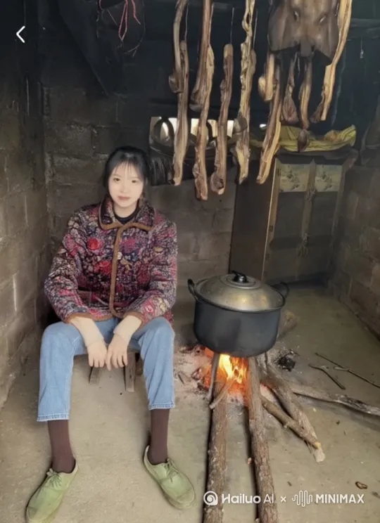 锅里钻出来一条超大眼镜蛇，随后与美女扭打到一起，美女从地上捡起一把大砍刀随后占据了上风降伏了眼镜蛇 by Hailuo AI Video Generator