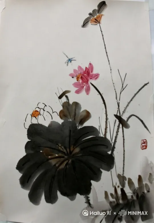 让图片中的蜻蜓飞起来 by Hailuo AI Video Generator
