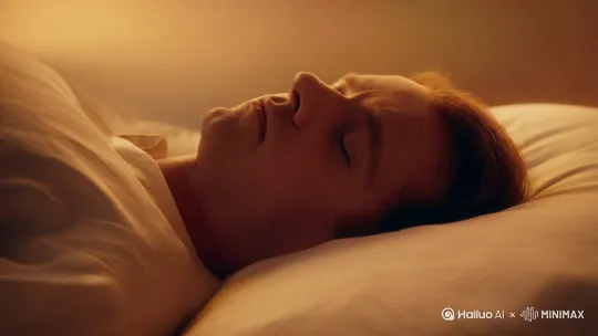 自自己沉沉的睡去，就这样进入了梦中的世界。在梦中自己进入了，一个奇妙的四维空间，见到了不可思议的风景，还有那里生活的人类。 by Hailuo AI Video Generator