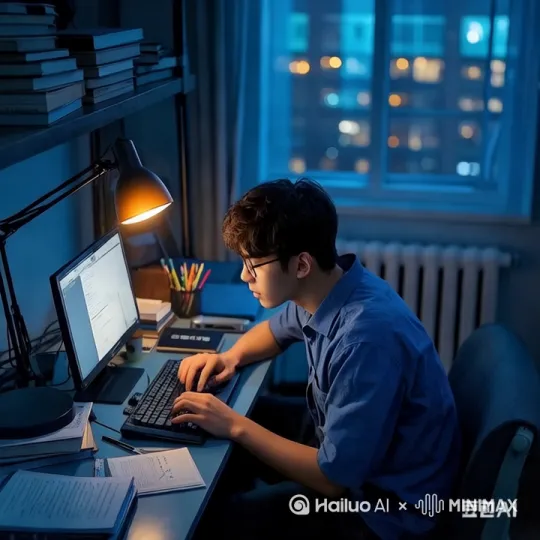 [变焦推进,晃动]灯光忽明忽暗，人物比较焦虑 by Hailuo AI Video Generator
