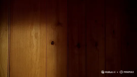 1. 开场：空荡的木质房间（3秒）
- 老式座钟特写（滴答声放大）
- 飘窗纱帘被海风吹起，露出玻璃上的雨痕 by Hailuo AI Video Generator
