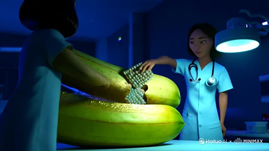 [推出,上升,下摇][推出,上升,下摇]在裂缝中看见光的人
 
 深夜的急诊室里，实习医生小林第十三次练习缝合香蕉皮。当缝合线再次崩断时，她突然看见果肉在无影灯下泛着珍珠般的光泽——这抹微光让她顿悟：最深的裂痕里往往藏着生命的奇迹。
 
 古希腊人将破损的陶器用金漆修补，相信残缺处会绽放更耀眼的光芒。海伦·凯勒在永夜中触摸到水的流动，梵高用精神世界的飓风点燃星空，宫崎骏让废弃的飞行器在天空之城重生。这些看见裂缝中微光的勇者，把命运的裂痕编织成通向星空的绳梯。
 
 东京大学实验室里，科学家从混凝土裂缝中发现能净化空气的苔藓；撒哈拉沙漠深处，三千年古树的根系在岩缝中汲取地下暗河。生命总在看似绝境处创造神话，就像被压伤的芦苇能奏响最清越的笛音。
 
 当我们凝视深渊时，请记得深渊也在凝视光明。每个裂痕都是光进来的门，每道伤口都藏着新生的种子。正如沙漠暴雨后绽放的"复活草"，最深的绝望里往往孕育着最惊人的生命力。那些敢于在黑暗中播种的人，终将收获整片星空。 by Hailuo AI Video Generator