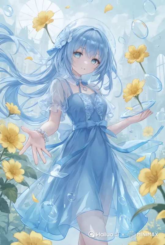 [推进,跟随]眨眼 by Hailuo AI Video Generator