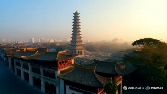 ### 《安阳古韵》

安阳，这座坐落于河南省北部的古老城市，宛如一部厚重的史书，承载着千年的文化与记忆。踏入这片土地，仿佛穿越了时空，回到了那个辉煌的殷商时代。

清晨，薄雾笼罩着安阳城，街道两旁的古建筑在晨曦中显得格外庄重。殷墟，这座中国历史上第一个有文献可考的古代都城遗址，静默地诉说着昔日的辉煌。站在这片土地上，耳边仿佛响起了商朝工匠们敲打青铜器的声音，那清脆的声响穿越了三千年的时光，依旧在空气中回荡。

安阳不仅有殷墟，还有那座屹立千年的文峰塔。塔身挺拔，直指苍穹，仿佛在守护着这座城市的灵魂。登上塔顶，整个安阳城尽收眼底，古老的街巷与现代的建筑交相辉映，展现出一种独特的和谐美。塔下的广场上，老人们在晨练，孩子们在嬉戏，生活的节奏在这里显得格外从容。

安阳的美食同样令人难以忘怀。扁粉菜，作为安阳的特色小吃，以其独特的风味吸引着无数食客。清晨，一碗热腾腾的扁粉菜，配上香脆的油饼，足以唤醒一天的活力。还有那香甜的安阳烧饼，外酥里嫩，每一口都是对味蕾的极致享受。

傍晚，夕阳的余晖洒在洹河上，波光粼粼，美不胜收。洹河，这条安阳的母亲河，滋养着这片土地上的万物。河畔的柳树在微风中轻轻摇曳，仿佛在低语着古老的故事。漫步在河畔，感受着这份宁静与祥和，心灵仿佛得到了洗涤。

安阳，这座古老而又充满活力的城市，以其独特的魅力吸引着无数游客。在这里，历史与现代交织，传统与创新共存。无论是追寻历史的足迹，还是品味现代的生活，安阳都能带给人们无尽的惊喜与感动。

尊重这片土地，珍惜这份文化遗产，是我们每一个人的责任。安阳，这座承载着千年文明的城市，将继续在历史的长河中熠熠生辉。

---

这篇短篇小说以尊重的语气，描绘了安阳这座古老城市的独特魅力，从历史遗迹到现代生活，从建筑到美食，展现了安阳的多样性和深厚的文化底蕴。 by Hailuo AI Video Generator