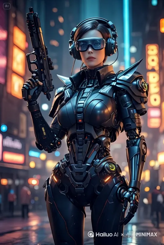 人物向前走动，机警的观察着周边的动态… by Hailuo AI Video Generator