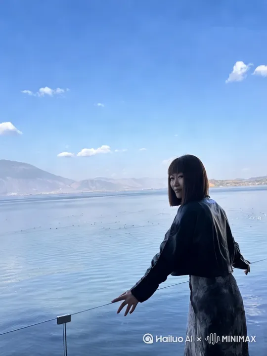 微风吹拂发丝，表情不变 by Hailuo AI Video Generator