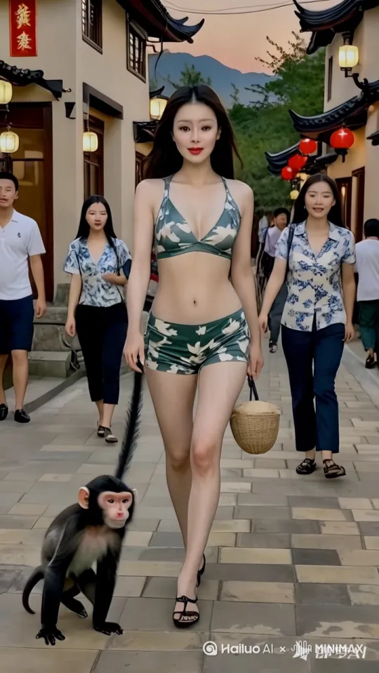 "(在一片开阔的空地上,阳光明媚,人群正好奇地聚集着 )一只猴子突然闯入众人视线,它浑身毛发油亮,双眼机灵地转动。
只见这猴子双腿一蹬,瞬间发力,以极快的速度开启了托马斯回旋。(它的身体如同一道黑色的闪电,在地面上飞速旋转,带起阵阵尘土,飞扬的尘土仿佛也被它的活力所感染,肆意飘散 )
每一次旋转,猴子都展现出令人惊叹的专业度,动作流畅自然,节奏感十足,就像是一位经验丰富的体操运动员。
周围围观的人们先是被这突如其来的一幕惊得目瞪口呆,随即爆发出热烈的掌声与叫好声。(人群中,有人张大嘴巴,满脸不可思议;有人激动地挥舞双手,不停地喊着“好”,此起彼伏的叫好声响彻四周 )这场猴子带来的精彩表演,瞬间点燃了现场气氛。(极致细节,清晰呈现,无模糊、卡顿,高质量展现画面,无任何瑕疵 )" by Hailuo AI Video Generator