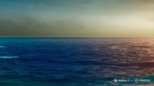 生成一条正跃出海面的巨龙 by Hailuo AI Video Generator