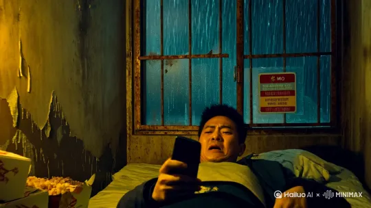 上集：命运之镜（详细版）
1. 暴雨夜的神秘快递

暴雨倾盆而下，砸在生锈的防盗窗上，发出令人不安的声响。陈默躺在狭小的出租屋里，盯着手机里第13条催债短信，心中充满了绝望。床头堆着外卖盒，馊味和霉味在空气中弥漫。他伸手去拿安眠药瓶，却意外碰倒了一个快递盒。

盒盖内侧用朱砂画着诡异的纹路，中央躺着一只银色怀表。怀表的表盘刻着拉丁文“救赎者”，在昏暗的灯光下泛着微光。当分针与时针在2:17重合时，表盖突然弹开，一道刺眼的蓝光吞没了墙上的父亲遗照。

2. 穿越到平行世界

陈默在剧烈的头痛中醒来，发现自己身处一个完全陌生的环境。他站在一间宽敞的办公室里，落地窗外是繁华的城市景象。一个西装革履的男人正坐在书桌前敲击键盘，书墙投影着《量子宇宙猜想》的大纲，水晶吊灯在柚木地板上投下蛛网状光斑。

“你偷了我的创意！” 那个男人突然转身，手中钢笔迸出墨渍，语气中充满了愤怒和震惊。

3. 遇见成功的自己

现代陈默踉跄着后退，撞翻了一个青花瓷瓶。碎瓷片划破了他的掌心，两个男人同时僵住了——他们左手腕都留着被自行车链条绞伤的月牙疤。

异界陈默突然抓起一个青铜镇纸，怒吼道：“你连我最后这点东西都要抢走？” 他的眼底泛着血丝，书桌上散落着被揉皱的退稿信。

4. 跨时空通讯的发现

就在这时，现代陈默的手机亮了起来，锁屏照片里父亲正在修理那辆老凤凰自行车。

“爸在你这还活着？” 现代陈默的声音发颤，异界陈默的镇纸停在半空。

窗外传来汽笛声，两个男人同时转头——港口巨轮在对方世界的位置竟是博物馆。

5. 争夺人生主动权

两人意识到彼此的存在后，开始了一场激烈的对话。现代陈默发现异界陈默是一个成功的科幻小说家，但正陷入创作瓶颈，而他自己则是一个负债累累的失败者。两人为了争夺“人生主动权”发生了肢体冲突，但最终在一次偶然的机会中，他们发现手机可以跨时空传递信息。

6. 初步合作

在一次偶然的尝试中，现代陈默用商业思维指导异界陈默的创作，而异界陈默则提供资金支持，帮助现代陈默在现代世界开了一家烧烤店。两人通过手机备忘录建立了跨时空的通讯，逐步构建起一个跨维度的商业合作模式。

7. 能量守恒的显现

然而，当现代陈默的烧烤店即将开业时，异界突然断电，导致资金链断裂。这一事件暴露出平行世界之间存在着某种能量守恒定律，两个世界的资源似乎存在着某种平衡关系。

8. 命运的交汇

在一次偶然的对话中，两人开始意识到古董怀表的真正作用可能是通过量子纠缠建立资源通道。他们决定联手开发一种可存储商业创意的“记忆晶体”，并计划在两个世界同步发售。

9. 终极目标

最终，他们决定将集团总部建在两个世界的交界处，并利用全息投影技术实现“自我对话”，以更好地协调两个世界的资源和信息。

接下来故事的发展方向
1.
时空守恒：古董店老板的真实身份是时间管理局观察员，他暗中维持两个世界的能量平衡，并引导陈默们理解时空守恒的重要性。
2.
记忆晶体：异界陈默小说手稿里隐藏着量子编码，这些编码可以转化为现实中的区块链技术，为两个世界的商业合作提供技术支持。
3.
情感镜像：会计苏蔓在两个世界分别是催债人和投资人，她的选择将对时空稳定性产生重大影响。她的角色将揭示情感在时空维度中的重要性，并推动故事走向情感与科技交织的高潮。
角色发展
现代陈默：从负债累累的失败者成长为跨维度商业帝国的缔造者，他的成长历程充满了挑战和机遇。
异界陈默：从创作瓶颈中解脱出来，成为两个世界文化交流的桥梁，他的创作灵感与商业思维相结合，推动了“时空云笔记”的开发。
苏蔓：作为两个世界的重要人物，她的角色将揭示情感与理智的冲突，以及个人选择对时空的影响。
主题探讨
命运与选择：故事探讨了命运与个人选择之间的关系，以及在不同世界中的不同选择如何影响彼此的命运。
科技与情感：通过“记忆晶体”和“时空云笔记”的开发，故事探讨了科技如何改变人类生活，以及情感在科技时代的重要性。
平行世界与自我认知：两个陈默的相遇和合作，揭示了自我认知的复杂性，以及在不同世界中自我认知的差异和共性。
结尾悬念

在故事的最后，陈默们成功开发了“时空云笔记”，但他们也意识到，两个世界的能量平衡仍然是一个巨大的挑战。随着苏蔓的选择逐渐明朗，故事留下了一个悬念：她的决定将如何影响两个世界的未来？ by Hailuo AI Video Generator