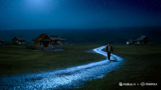 第一章：月夜启程

[左移,推进,右摇]是夜，月光如水，静静地洒在大地上，仿佛为这片沉睡的世界披上了一层银纱。天空如洗，繁星点点，闪烁着微弱的光芒，却在这皎洁的月光下显得黯淡无光。月光，不仅照亮了大地，也照亮了天空，为那些在星光下匆匆赶路的人指明了方向。

在这样一个宁静的夜晚，村庄的尽头，一个孤独的身影缓缓出现。[跟随]他叫林夜，一个年轻的旅人，背负着简单的行囊，步履坚定。他的脸上写满了坚毅与决心，仿佛心中有一个不可动摇的目标。

林夜抬头望向夜空，[上升]月光洒在他的脸上，映出他深邃的眼眸。[下降]他轻轻叹了口气，心中默默念道：“月儿啊，你能否告诉我，前方的路究竟有多长？我又能否找到心中的答案？”[固定镜头]

然而，月光无言，只是静静地洒在他的身上，仿佛在无声地给予他力量和勇气。林夜微微一笑，他知道，无论前方的路有多么艰难，他都必须走下去。因为，这是他的选择，也是他的命运。

第二章：星光下的旅途

林夜继续前行，[跟随]脚步轻快而坚定。月光为他照亮了前方的道路，[推进,上升]星光在他头顶闪烁，仿佛在为他指引方向。[跟随]他穿过一片片田野，越过一座座山丘，心中充满了对未来的期待和憧憬。

途中，[左移,推进,右摇]他遇到了一位同样在赶路的老人。老人白发苍苍，但精神矍铄，目光中透露出一种智慧的光芒。两人相视一笑，仿佛有一种默契在彼此之间流动。[左移,上升]

“年轻人，这么晚了，你为何还在赶路？”老人微笑着问道。

林夜停下脚步，恭敬地回答：“我在寻找一个答案，一个关于我人生的答案。”

老人点了点头，眼中闪过一丝赞许：“人生如旅，每个人都在寻找自己的答案。月光虽亮，但真正的光明来自我们心中的信念。”

林夜若有所思地点了点头，心中仿佛有一道光芒闪过。他明白，月光虽然为他照亮了道路，但真正的力量来自于他内心的坚定和信念。[固定镜头]

第三章：月圆之夜

[右移,左摇,跟随]经过数日的跋涉，林夜终于来到了一个山顶。站在山顶，他俯瞰大地，月光洒满整个世界，仿佛一切都在这一刻静止。他抬头望向夜空，一轮圆月高悬，皎洁的月光洒在他的身上，仿佛在为他祝福。

就在这时，他心中豁然开朗，仿佛找到了那个一直追寻的答案。他明白，人生的意义不在于找到最终的答案，而在于不断追寻和探索的过程。月光虽然为他照亮了道路，但真正的光明来自于他内心的信念和勇气。[推进,上升]

林夜微微一笑，心中充满了感激和满足。他知道，无论前方的路有多么艰难，他都会坚定地走下去。因为，他已经找到了属于自己的光明和力量。[下降,上摇]

结尾

然而，月光无言，只是静静地洒在他的身上，仿佛在无声地给予他力量和勇气。林夜微微一笑，他知道，无论前方的路有多么艰难，他都必须走下去。因为，这是他的选择，也是他的命运。[推出,上升,下摇] by Hailuo AI Video Generator