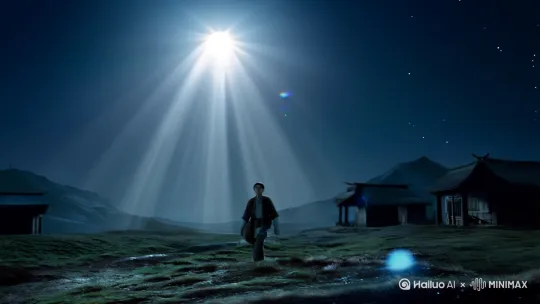 第一章：月夜启程

[左移,推进,右摇]是夜，月光如水，静静地洒在大地上，仿佛为这片沉睡的世界披上了一层银纱。天空如洗，繁星点点，闪烁着微弱的光芒，却在这皎洁的月光下显得黯淡无光。月光，不仅照亮了大地，也照亮了天空，为那些在星光下匆匆赶路的人指明了方向。

在这样一个宁静的夜晚，村庄的尽头，一个孤独的身影缓缓出现。[跟随]他叫林夜，一个年轻的旅人，背负着简单的行囊，步履坚定。他的脸上写满了坚毅与决心，仿佛心中有一个不可动摇的目标。

林夜抬头望向夜空，[上升]月光洒在他的脸上，映出他深邃的眼眸。[下降]他轻轻叹了口气，心中默默念道：“月儿啊，你能否告诉我，前方的路究竟有多长？我又能否找到心中的答案？”[固定镜头]

然而，月光无言，只是静静地洒在他的身上，仿佛在无声地给予他力量和勇气。林夜微微一笑，他知道，无论前方的路有多么艰难，他都必须走下去。因为，这是他的选择，也是他的命运。

第二章：星光下的旅途

林夜继续前行，[跟随]脚步轻快而坚定。月光为他照亮了前方的道路，[推进,上升]星光在他头顶闪烁，仿佛在为他指引方向。[跟随]他穿过一片片田野，越过一座座山丘，心中充满了对未来的期待和憧憬。

途中，[左移,推进,右摇]他遇到了一位同样在赶路的老人。老人白发苍苍，但精神矍铄，目光中透露出一种智慧的光芒。两人相视一笑，仿佛有一种默契在彼此之间流动。[左移,上升]

“年轻人，这么晚了，你为何还在赶路？”老人微笑着问道。

林夜停下脚步，恭敬地回答：“我在寻找一个答案，一个关于我人生的答案。”

老人点了点头，眼中闪过一丝赞许：“人生如旅，每个人都在寻找自己的答案。月光虽亮，但真正的光明来自我们心中的信念。”

林夜若有所思地点了点头，心中仿佛有一道光芒闪过。他明白，月光虽然为他照亮了道路，但真正的力量来自于他内心的坚定和信念。[固定镜头]

第三章：月圆之夜

[右移,左摇,跟随]经过数日的跋涉，林夜终于来到了一个山顶。站在山顶，他俯瞰大地，月光洒满整个世界，仿佛一切都在这一刻静止。他抬头望向夜空，一轮圆月高悬，皎洁的月光洒在他的身上，仿佛在为他祝福。

就在这时，他心中豁然开朗，仿佛找到了那个一直追寻的答案。他明白，人生的意义不在于找到最终的答案，而在于不断追寻和探索的过程。月光虽然为他照亮了道路，但真正的光明来自于他内心的信念和勇气。[推进,上升]

林夜微微一笑，心中充满了感激和满足。他知道，无论前方的路有多么艰难，他都会坚定地走下去。因为，他已经找到了属于自己的光明和力量。[下降,上摇]

结尾

然而，月光无言，只是静静地洒在他的身上，仿佛在无声地给予他力量和勇气。林夜微微一笑，他知道，无论前方的路有多么艰难，他都必须走下去。因为，这是他的选择，也是他的命运。[推出,上升,下摇] by Hailuo AI Video Generator