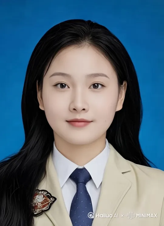 该女生坐在咖啡馆里边，看着对面的同学，该女生的表情先是开心，突然很惊讶，然后逐渐变得难过，李安导演 by Hailuo AI Video Generator