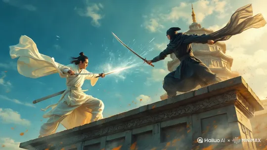 [跟随]
[跟随,上摇]
[变焦拉远] by Hailuo AI Video Generator