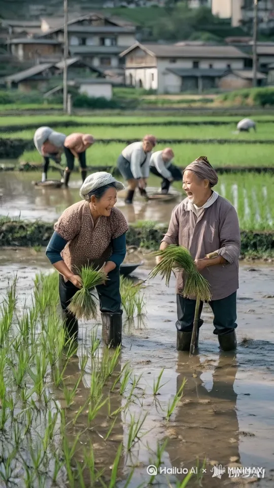 田里突然跳出一只鲸鱼，耕田的村民骑着摩托艇跑了，镜头移动，动态跟随。
 by Hailuo AI Video Generator