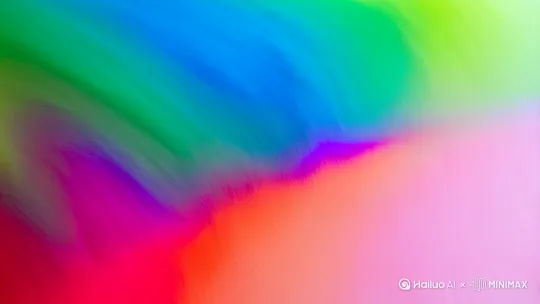 三秒视频：纯颜色的渐变色，从右上角到左下角的渐变，有种流动的状态。 by Hailuo AI Video Generator
