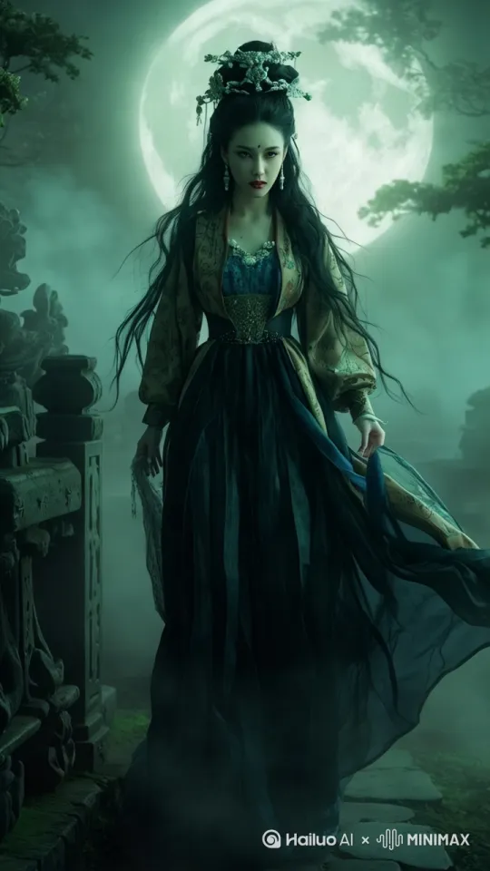 女神英姿飒飒的走过来。 by Hailuo AI Video Generator