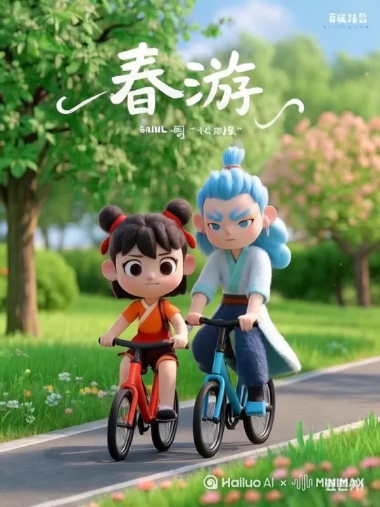 功夫对决，迅猛出招，腾空飞踢。 by Hailuo AI Video Generator