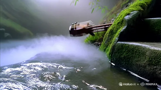 **视频脚本：**[清晨薄雾笼罩山涧，古琴泛音渐起，镜头缓缓掠过青苔石阶]

**场景一：自然之道**  
[慢镜头：露珠从竹叶滚落，坠入溪流泛起涟漪]  
**旁白（低沉男声）**："当执念如晨雾消散…"  
[切至逆光中的太极武者，推掌动作带动气流，惊飞落花却不触碰花瓣]  
**字幕浮现**：无求之时，万物皆备  

**场景二：现代寓言**  
[实验室特写：显微镜下细胞分裂，研究员摘下护目镜揉眼，窗外已是深夜]  
**女科学家（画外音）**："放下论文发表焦虑那晚，我看见了端粒酶跳动的韵律…"  
[数据流突然在屏幕上绽放成DNA双螺旋烟花]  

**场景三：时空折叠**  
[无人机俯瞰：苏州园林的月亮门与罗马斗兽场拱门叠化，砖石渐次数字化重组]  
**混音处理的老子与奥勒留声纹**：  
"其政闷闷，其民淳淳"  
"宇宙是流变，生活是意见"  

**场景四：终极隐喻**  
[延时摄影：沙漠旅人追逐海市蜃楼，身后脚印开出格桑花]  
[瞳孔倒影特写：期待者眼中金砂漏尽，觉醒者眸内星河旋转]  
**收尾字幕**：你凝视深谷时，深谷正在托起你的翅膀  

[背景音效：渐强的宇宙白噪音中，混入婴儿初啼与编钟余韵]  
[黑屏后浮现水墨印章]：无执即渡 by Hailuo AI Video Generator