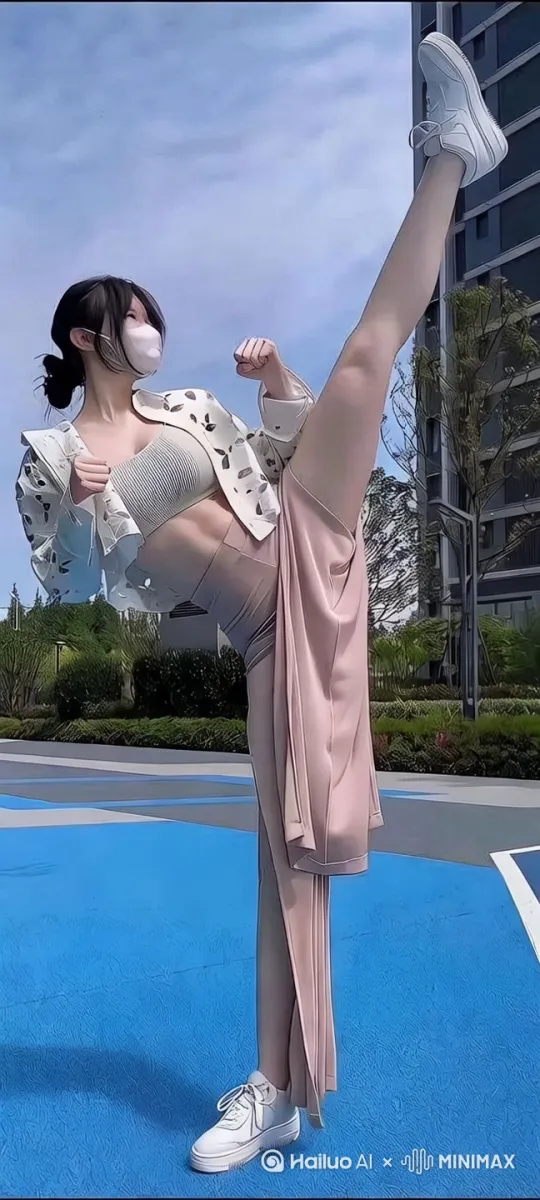 腾空侧踢接气劲冲击波
 
太极云手产生能量漩涡
 
地趟腿法伴随地面裂纹

 
咏春日字冲拳带残影效果

 

 

 
打斗激起云海涟漪
 


 


 

 
逆光剪影+瞳孔特写光 by Hailuo AI Video Generator