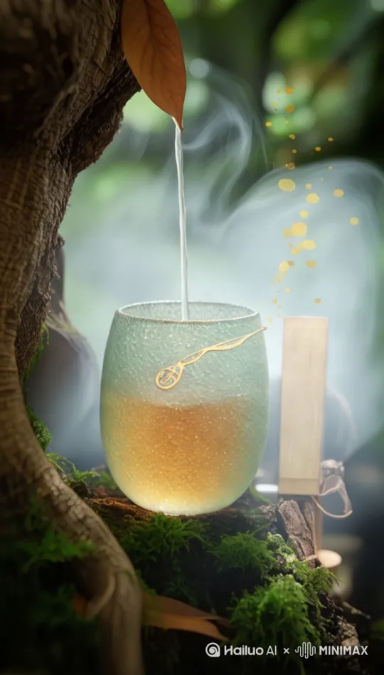 🌿【岁月凝香，一叶知幽】🌿

     百年古茶树根植云雾秘境，晨露为引，山泉作伴。
     
      闭目细品，喧嚣渐远，唯有茶与心的私语。

🌱饮一杯山野的呼吸，让灵魂在茶香中栖居。 by Hailuo AI Video Generator