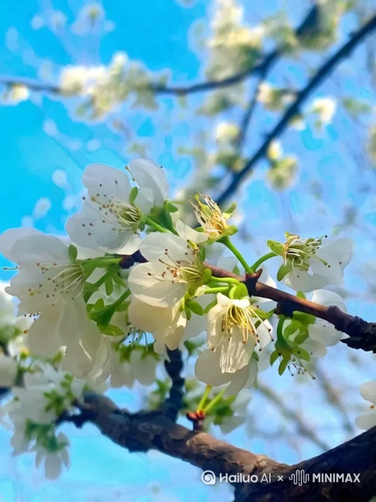 让樱花随风摇曳 by Hailuo AI Video Generator
