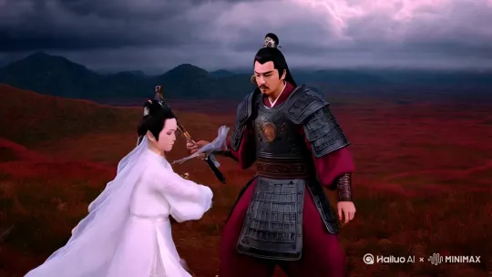 关羽大战貂婵 by Hailuo AI Video Generator