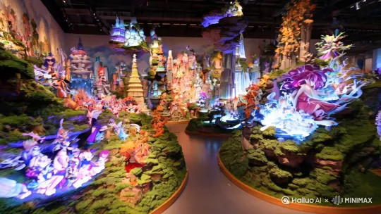 《探秘奇幻动漫宇宙：这场展览带你打破次元壁》 by Hailuo AI Video Generator