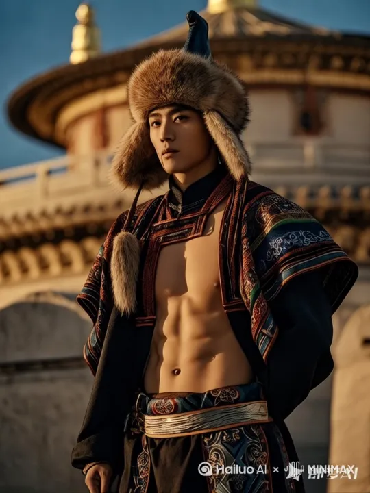 [右移,左摇,跟随]微风拂过，眼神跟随镜头，坚毅 by Hailuo AI Video Generator