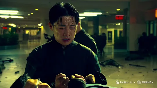 ## 《星火燎原》

林燃站在训练场边，看着场中正在进行格斗训练的学员们，汗水顺着他的下巴滴落。他刚刚结束一轮高强度训练，身上的作训服已经被汗水浸透。

"林燃！"教官的声音从身后传来，"过来。"

他转身，看到教官身边站着一个陌生的年轻人。那人穿着笔挺的军装，肩章显示他是上尉军衔。但最引人注目的是他的眼睛——那是一双漆黑如墨的眼睛，仿佛能看透人心。

"这是新来的学员，萧墨。"教官说，"你带他熟悉一下环境。"

林燃打量着这个新学员。萧墨比他略高一些，身材修长，站姿笔直得像是用尺子量过。他的皮肤很白，在阳光下几乎透明，与林燃因为常年训练而晒成的小麦色形成鲜明对比。

"你好，我是林燃。"他伸出手。

萧墨看了他一眼，没有握手的意思，只是微微点头："带路吧。"

林燃收回手，心里有些不悦。他带着萧墨穿过训练场，介绍着各个区域。萧墨始终一言不发，只是偶尔点头示意。

突然，训练场另一边传来一阵骚动。林燃转头看去，只见几个学员围在一起，中间似乎有人在打架。

"又是王虎那帮人。"林燃皱眉。王虎是训练营里有名的刺头，仗着家里有关系，经常欺负其他学员。

他正准备过去看看，萧墨却已经大步走了过去。林燃赶紧跟上。

"让开。"萧墨的声音很冷。

围着的人群下意识让开一条路。林燃看到地上躺着一个瘦小的学员，王虎正揪着他的衣领。

"新来的，少管闲事。"王虎瞥了萧墨一眼。

萧墨没有说话，直接出手。他的动作快得不可思议，林燃甚至没看清他是怎么动的，王虎就已经倒在了地上。

"你！"王虎爬起来就要反击。

"够了！"教官的声音传来，"都给我去跑二十圈！"

林燃看着萧墨的背影，突然对这个冷漠的新学员产生了兴趣。他追上去："你刚才那招，能教我吗？"

萧墨停下脚步，回头看了他一眼："为什么？"

"因为我想变强。"林燃直视着他的眼睛，"我想成为最强的特种兵。"

萧墨的眼中闪过一丝异样的光芒。他沉默了一会，说："明天早上五点，训练场见。"

第二天凌晨，林燃提前十分钟到了训练场。晨雾中，他看到萧墨已经在那里了。他穿着一身黑色训练服，正在做热身。

"你来了。"萧墨说，"先跑五公里热身。"

林燃没有多问，直接开始跑步。等他跑完回来，萧墨已经在场地中央等他。

"看好了。"萧墨说。他开始演示一套格斗技巧，动作行云流水，每一招都带着凌厉的杀气。林燃看得目不转睛，他能感觉到，这套格斗术和他们在训练营学的完全不同。

"这是实战格斗术，"萧墨说，"每一招都为了致命。"

接下来的一个月，林燃每天凌晨都和萧墨一起训练。他发现萧墨不仅格斗技巧高超，枪法、战术、侦查样样精通。但每当林燃问起他的过去，萧墨总是避而不答。

直到有一天深夜，林燃起床上厕所，看到萧墨站在宿舍外的树下。月光下，他手里拿着一张照片，肩膀微微颤抖。

林燃悄悄走近，看到照片上是一个笑容灿烂的女孩，和萧墨长得很像。

"那是我妹妹。"萧墨突然开口，把林燃吓了一跳，"三年前，她在一场恐怖袭击中遇难。"

林燃沉默了。他终于明白萧墨眼中那抹化不开的黑暗从何而来。

"所以你来这里，是为了......"

"报仇。"萧墨的声音冷得像冰，"我要找到那些害死她的人，让他们付出代价。"

从那天起，林燃更加刻苦地训练。他不仅要为自己而战，也要为萧墨的仇恨而战。两个年轻人在这片训练场上挥洒汗水，互相切磋，实力飞速提升。

三个月后的一天夜里，紧急集合的哨声突然响起。

"全体注意！"教官的声音通过广播传来，"接到紧急任务，一伙恐怖分子劫持了市中心的商场，要求释放他们的同伙。上级命令我们立即出动！"

林燃和萧墨对视一眼，迅速穿戴装备。这是他们第一次执行实战任务，但两人眼中都没有丝毫畏惧。

登上直升机时，萧墨突然抓住林燃的手腕："记住，在战场上，犹豫就会死。"

林燃点头："我明白。"

直升机降落在商场天台。特战队员们迅速分散，按照预案展开行动。林燃和萧墨被分在同一小组，负责从通风管道潜入。

在狭窄的管道中爬行时，林燃能听到自己的心跳声。突然，前方传来萧墨的手势——发现目标。

透过通风口的栅格，他们看到下面是一个大厅，十几个恐怖分子挟持着上百名人质。林燃注意到，恐怖分子的头目正在和一个戴着面具的人交谈。

"那个人......"萧墨的声音突然变得嘶哑，"就是他......三年前......"

林燃看到萧墨的手在颤抖。他轻轻按住萧墨的肩膀："冷静，我们按计划来。"

但就在这时，意外发生了。一个恐怖分子似乎发现了通风口的异常，举枪就要射击。萧墨猛地推开林燃，自己却暴露在枪口下。

"砰！"

枪声响起，萧墨的肩膀中弹。但他没有退缩，反而借势从通风口跃下，直扑那个戴面具的人。

场面瞬间混乱。林燃紧随其后跳下，和其他特战队员一起控制局面。枪声、喊叫声、哭喊声混成一片。

当一切平息时，林燃看到萧墨 by Hailuo AI Video Generator