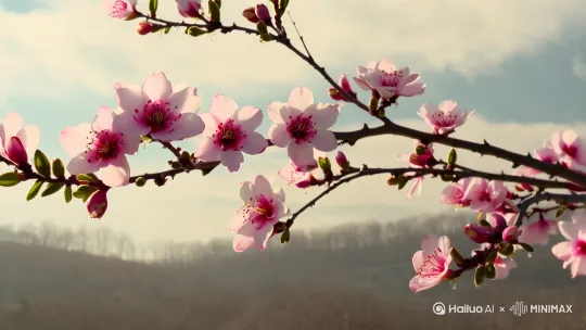 一枝梅花 by Hailuo AI Video Generator