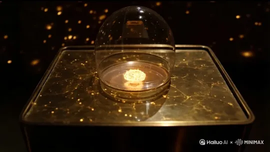 [左移,跟随]光形成星球 by Hailuo AI Video Generator