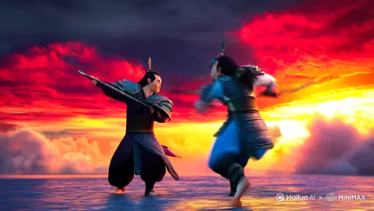 哪吒大战孙悟空 by Hailuo AI Video Generator