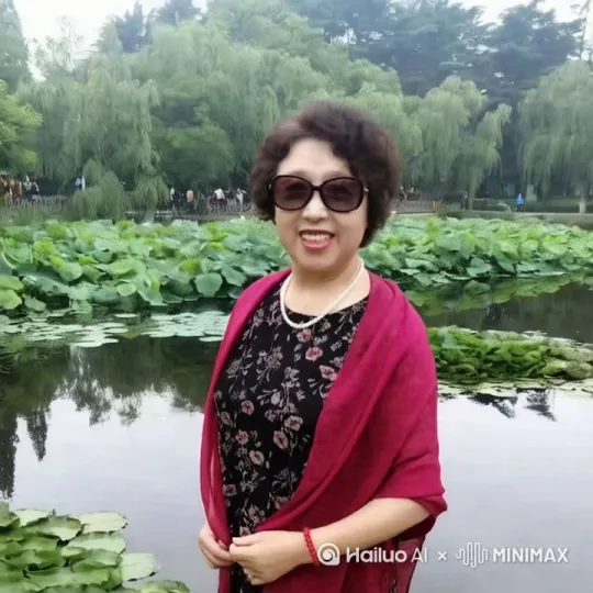 微笑，抬手；右旋转，一周 by Hailuo AI Video Generator