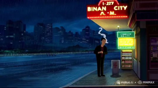 毕南市。
凌晨一点二十七分，整个城市被大雨笼罩着，使得整个城市都没有了生气。
＂嘶～这烟还怪难抽的。＂
李烨砸吧砸吧嘴，站在一个老旧社区便利店门口躲雨，眼睛一直盯着手机屏幕，似乎期待着什么。
＂叮，你有新订单接收。＂
＂哦豁，抢到了。＂
李烨忽然听到手机里面传出的声音，感叹了下，最后再吸一口烟后，把烟把随手丢在了地上。
＂这天气好啊，凌晨加下雨，送单金额加钱再加钱。＂
李烨点开订单，仔细看了眼要送去的地方。
[明日饭馆——城北烂尾楼]
嘶，这有点远啊。李烨内心叹了一口气，这两个之间隔了快十里地了。
本来李烨只是想跑个近点的单就回家的，没想到抢个这么远的单。
随后，他看了眼备注，备注上写着:抓紧时间，急着吃，放烂尾楼门口就行，加钱。
呦，你说加钱，那我可来劲了昂。
李烨立马转身进入便利店，对着老板娘说道:＂老板，来盒玉溪。＂
天大地大，抽烟最大。
老板娘抬头看了眼李烨，便扭头给他找烟，过程中李烨瞥了眼便利店里的电视，正在放着晚间新闻。
[近日有邪恶教派入侵我市，请广大市民夜晚非必要不外出……]
老板娘拿到烟后，扭头看到李烨正在看电视里的新闻，就自来熟地和李烨搭了句话，＂小伙子，你这大暴雨还要跑单呀，怪不容易的。＂
李烨接过烟，呵呵笑道＂都是为了挣钱嘛。＂
随后李烨又和老板娘聊了两句，，便出了便利店的门，头也不回的扎进雨夜里……
到了饭馆，老板递给了他两大袋子食物。
李烨看到这两大袋子食物都震惊了，这是干什么，是开party么？
那老板的脸上也是充满笑容，在李烨走后，还自言自语的笑着说:＂嘿嘿，昨天的菜都卖完了，这就不用再扔了……＂
外面的雨还是有些大，李烨独自一人在雨里骑行，雨水有些浸湿了李烨的衣服，他不禁打了一个寒颤。
＂这雨真他妈的大！＂李烨暗骂道，＂赶快送，送完好回家，最好别让我遇见什么鬼怪。＂
随后李烨再加油门，驰骋而去。
李烨说的没错，这个世界是有鬼怪的。
……
而在城北烂尾楼里，散发着一股微弱的灯光。三个人正聚在一起，不知道在干什么。
他们坐在圆桌前，穿着黑色风衣，胸口上都绣着一个奇怪的眼睛图案。
而眼睛的边缘都是金色。
＂胖子，你是怎么想的？＂一个长瘦马脸的人向一旁的体型敦厚的人训斥道，＂我们这么小心的躲在这里，就是为了不暴露位置，你竟然还敢暴露位置点外卖！
你是没智商还是咋的，我和夜魅焦头烂额的想着这件事怎么处理，你在旁边想着吃什么！晚上是没吃么！＂
马脸越想越气，握住手中的杯子想要砸向他，不过夜魅及时劝住了他。
＂行了行了，打死他也没啥用。＂夜魅烦恼的揉了又揉头。
＂我们已经快潜伏一个月了，到现在连祭司预测到的媒介一点消息都没收到。＂
胖子一听这话，也硬气起来了，＂对嘛，我们都拿着长老们给的探测器检测了这么久，这个城市基本上都探索一遍了，它从来都没有想过。
估计是祭司预测错了。 by Hailuo AI Video Generator
