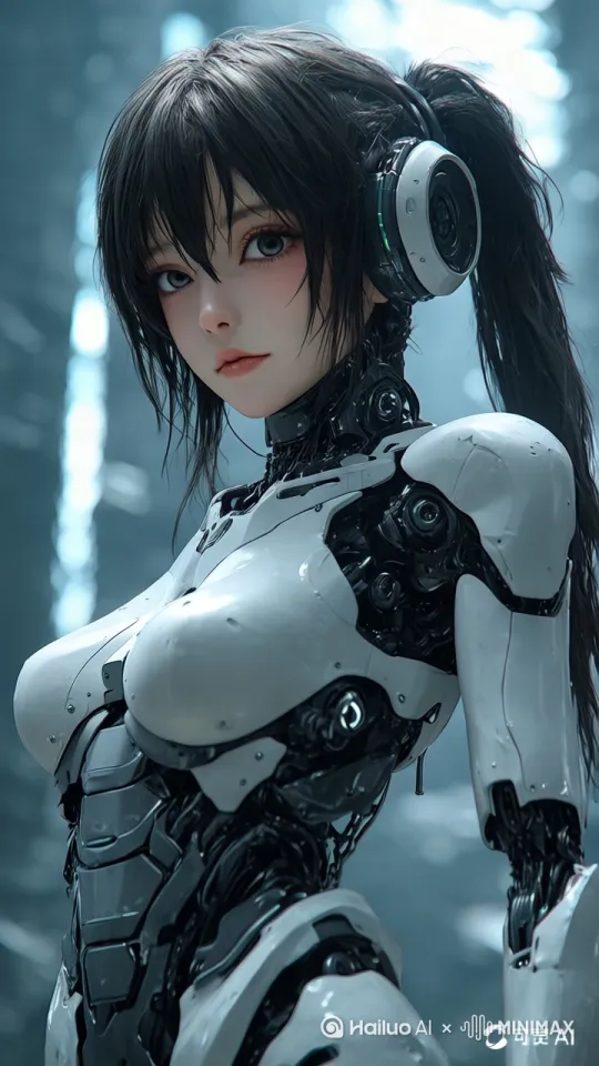 [左移,右摇,跟随]看镜头眨眼 by Hailuo AI Video Generator