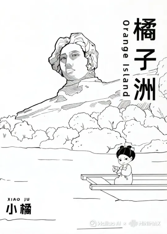 让线条画动起来，湖水荡漾，小舟轻摇 by Hailuo AI Video Generator