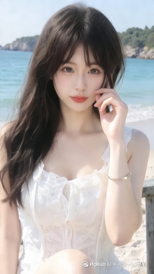 微笑，眨眼 by Hailuo AI Video Generator