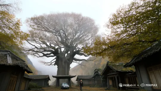 槐树村诡事 第一集：返乡
 
在繁华都市的喧嚣中，林羽时常被童年的回忆所萦绕。那些关于槐树村的记忆，就像一团迷雾，隐藏着无数的秘密。如今，他已经成为了一名小有名气的记者，可内心深处却始终对那个偏远的小山村有着难以割舍的牵挂。于是，在一个秋风瑟瑟的日子里，林羽毅然决定回到槐树村，探寻那些被岁月尘封的往事。
 
林羽的车缓缓驶进槐树村，村口那棵巨大的老槐树依旧屹立在那里，仿佛一位沉默的守望者。它的枝干扭曲蜿蜒，像是无数双伸向天空的手臂，茂密的枝叶在秋风中沙沙作响，仿佛在诉说着不为人知的故事。林羽望着老槐树，心中涌起一股莫名的不安。他记得小时候，村里的老人总是告诫孩子们，千万不要靠近这棵老槐树，说它是有灵性的，若是冒犯了它，会招来灾祸。
 
“羽娃子，真的是你啊！”一个苍老的声音打断了林羽的思绪。他转过头，看见李大爷正拄着拐杖，满脸惊喜地看着他。李大爷是村里的老住户，在林羽小时候对他十分照顾。
 
“李大爷，好久不见，您身体还好吧？”林羽走上前去，握住李大爷的手，关切地问道。
 
“好，好着呢！你这孩子，一走就是这么多年，可算回来了。”李大爷上下打量着林羽，眼中满是慈爱。“不过，你咋突然想起来回村了？”
 
林羽笑了笑，说道：“想念村里的人和事了，回来看看。”他并没有说出自己心中真正的目的，他不想让李大爷担心。
 
两人寒暄了几句后，林羽便朝着自家的老房子走去。一路上，他发现村里的变化并不大，依旧是那些破旧的房屋，狭窄的小巷。偶尔有几个村民路过，看到林羽，都只是匆匆打个招呼，眼神中透着一丝冷漠和疏离。这让林羽心中有些失落，他原本以为回到村里会受到大家的热烈欢迎，没想到却是这样的冷淡。
 
终于，林羽来到了自家的老房子前。那是一座破旧的四合院，大门已经有些腐朽，上面的铜环也布满了锈迹。他轻轻推开大门，一股陈旧的气息扑面而来。院子里杂草丛生，角落里的一口古井，井口被一块大石头盖住，仿佛隐藏着什么秘密。
 
林羽走进正屋，屋内的陈设依旧和他离开时一样，简单而朴素。他抚摸着那些熟悉的家具，心中感慨万千。突然，他的目光落在了墙上的一张照片上，那是他小时候和父母的合影。照片已经有些泛黄，但父母的笑容却依旧清晰可见。看着照片，林羽的眼眶渐渐湿润了，他想起了小时候父母对他的疼爱，想起了那些快乐的时光。
 
“爸，妈，我回来了。”林羽轻声说道，声音中带着一丝哽咽。
 
就在这时，一阵阴风吹过，照片突然从墙上掉了下来，“啪”的一声摔在地上。林羽心中一惊，他连忙捡起照片，发现照片的背面竟然写着一行字：“不要探寻真相，否则后果自负！”那字迹歪歪扭扭，像是用指甲刻上去的，透着一股诡异的气息。
 
林羽的心跳陡然加快，他环顾四周，却发现屋子里空无一人。他不禁感到一阵寒意从脊梁上升起，手中的照片也变得滚烫起来。他想不明白，这行字是谁写的？为什么会出现在这里？难道是父母给他的警告？可是，他们又为什么要这么做呢？
 
林羽的脑海中一片混乱，他决定先不去想这些，等明天找村里的人问问再说。他把照片小心地放回原处，然后简单收拾了一下房间，便躺在床上准备休息。
 
夜晚，槐树村格外安静，只有窗外的风声和老槐树的沙沙声。林羽躺在床上，翻来覆去难以入眠。他的脑海中不断浮现出那张神秘的照片和那行警告的字，心中的不安越来越强烈。
 
不知过了多久，林羽迷迷糊糊地睡着了。在梦中，他又回到了小时候，和小伙伴们在村子里玩耍。突然，他发现自己来到了那棵老槐树下，老槐树的枝叶在风中疯狂地舞动着，仿佛要把他吞噬。他想转身逃跑，却发现自己的双脚像是被钉在了地上，无法动弹。
 
就在这时，一个黑影从老槐树后面缓缓走了出来。黑影越来越近，林羽终于看清了它的模样，那是一个面容扭曲的女人，她的眼睛空洞无神，嘴角挂着一丝诡异的笑容。女人伸出双手，朝着林羽扑了过来，嘴里还不停地念叨着：“还我命来……还我命来……”
 
林羽惊恐地大叫起来，猛地从梦中惊醒。他满头大汗，大口大口地喘着粗气。他看了看四周，发现自己还在房间里，刚才的一切只是一场梦。可是，那梦境是如此的真实，让他至今心有余悸。
 
林羽再也无法入睡，他起身走到窗前，望着窗外那棵在黑暗中显得更加阴森恐怖的老槐树，心中暗暗发誓，一定要揭开槐树村隐藏的秘密，哪怕付出任何代价……[推出,上升,下摇] by Hailuo AI Video Generator