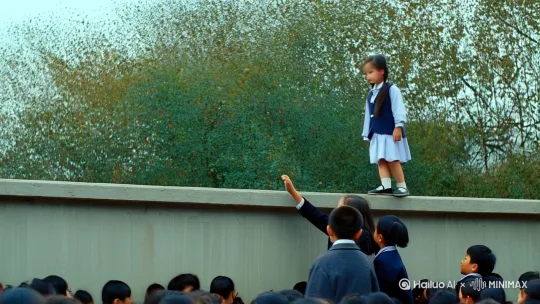 《我曾在时光里溺水》
1995年秋,西安某中学乒乓球台
风灌进校服领口时,我正盯着台下密密麻麻的人头。班主任说“站到全校都能看见的地方”,于是我抱着武侠小说爬上水泥台子。膝盖磕到台面的瞬间,忽然想起十岁那年——外公家的老柜子里,我攥着半块桂花糖,听他慢悠悠地念:“琦琦啊,人活一世,总得有点硬骨头。”
1985年春,渭南乡下
老槐树的影子在土墙上晃荡,外公的藤椅吱呀作响。他总把我的小辫子编得歪歪扭扭,却会在赶集时给我偷藏话梅糖。“为啥妹妹能跟爸妈住城里?”我蹲在灶台边搅南瓜粥,外公往灶膛里添柴,火星子噼啪蹦出来:“城里有啥好?你看这星星,城里看得见么?”他教我背《三国》,用树枝在泥地上画算术题,说“咱琦琦以后要上清华”。那时的我不懂清华是什么,只觉得外公的皱纹里藏着整个宇宙。
1990年冬,回城第一夜
新家的台灯刺得人睁不开眼。妹妹瑗瑗抱着布娃娃撞开门:“这是我的房间!”妈妈把我拉到角落:“你大了,得让着妹妹。”我攥着奥数一等奖的奖状,看瑗瑗把蜡笔涂在奖状上,看爸妈哄着哭闹的她,听他们说“不就是一张纸”。那天深夜,我在厕所撕了奖状,碎纸屑飘进马桶时,忽然想起外公临终前攥着我的手:“琦琦要乖,要读书。”
1993年夏,游戏厅的灯光
许小波的台球杆敲在我脑门上:“四眼熊猫,又逃学?”他总穿一件洗得发白的蓝衬衫,兜里装着武侠小说和薄荷糖。我在他的录像厅看《古惑仔》,在他的书店偷翻《飘》,他会在我被混混堵截时抄起铁棍,也会在我数学考砸时把习题册摔在我脸上:“装什么叛逆?你外公要是看见你现在这样……”他不知道,外公去世那天,我在太平间哭到吐,而爸妈在给瑗瑗挑裙子。
1995年冬,图书馆的相遇
陈劲把《微积分初步》推过来时,我正躲在书架后啃馒头。这个当年跳级的天才少年,如今穿着清华校服,镜片后的眼睛亮得吓人:“罗琦琦,你还要浪费多久?”他的话像一把刀,剖开我用叛逆筑起的壳。那天傍晚,我站在铁轨边,把游戏机卡带扔进锈迹斑斑的垃圾桶。远处传来歌舞厅的音乐,是罗琦(歌手)在唱《回来》,沙哑的嗓音撞碎夕阳:“我回来,陪你面朝大海……”
2000年夏,斯坦福大学宿舍
深夜写论文时,邮箱弹出许小波的邮件:“书店开业了,叫‘琦琦的柜子’。”视频里,他的鬓角添了白发,乌贼在旁边举着“开业大吉”的牌子傻笑。我摸出抽屉里的老照片——十岁的我骑在外公肩头,背后是金黄的麦田。忽然明白,那些被父母撕碎的奖状,被同学污蔑的委屈,被命运夺走的外公,终究都成了此刻握在手里的笔。
2025年春,旧金山街头
唐人街的鞭炮声里,我接到瑗瑗的电话:“姐,爸妈想你了。”视频里,父亲的肝硬化病历躺在茶几上,母亲对着镜头抹眼泪。我订了回国的机票,想起去年在清华演讲时,有个女生问我:“你恨过父母吗?”我摸着话筒上的老茧,那是十六岁被罚站时握过的武侠小说留下的痕迹。“恨过,”我说,“但他们教会我,人要自己长出骨头来。”
晚风掀起窗帘,书桌上摊着未写完的信,收件人是天堂的外公。我写道:“您看,我终究活成了您说的硬骨头,虽然这骨头里,渗着血和泪。” by Hailuo AI Video Generator