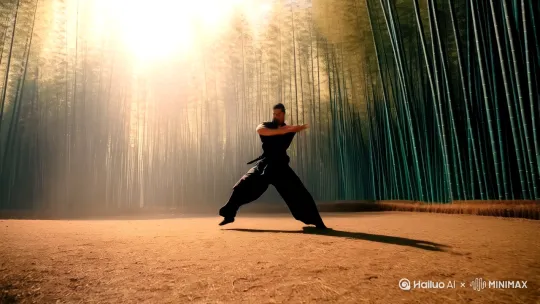 武侠片，宣传视频1分钟。 by Hailuo AI Video Generator