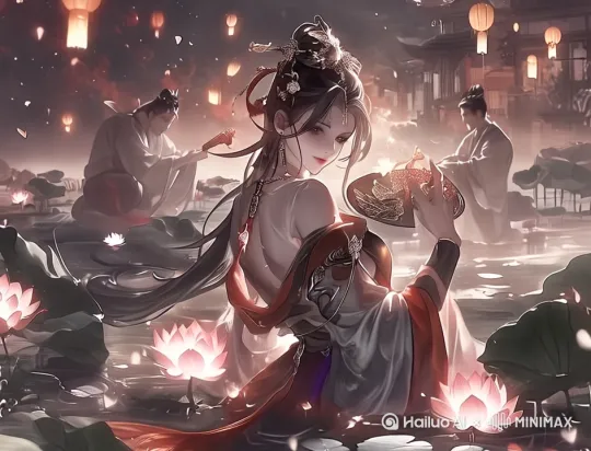 让图片上的人物动起来，运镜由远及近。[左移,推进,右摇] by Hailuo AI Video Generator