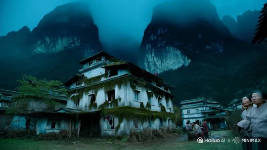 ### 《夜半哭声》

在河南省的一个偏远山村，流传着一个令人毛骨悚然的传说。村子四面环山，交通闭塞，村民们过着自给自足的生活。然而，这个看似宁静的小村庄，却隐藏着一个不为人知的秘密。

村子中央有一座废弃的老宅，宅子已经破败不堪，墙壁上爬满了青苔，窗户上的玻璃也早已破碎。每到月圆之夜，村里的老人总会告诫年轻人，千万不要靠近那座老宅，因为那里住着一个不干净的东西。

据说，多年前，老宅里住着一户姓李的人家。李家有一个年轻的女儿，名叫李秀英，她天生丽质，聪慧过人。然而，命运多舛，李秀英在十八岁那年突然失踪，村里人找遍了整个村子，甚至翻遍了附近的山头，都没有找到她的踪影。

几天后，李秀英的尸体在老宅的后院被发现，死状凄惨，面容扭曲，仿佛生前受到了极大的惊吓。更诡异的是，她的眼睛始终睁得大大的，似乎在临死前看到了什么恐怖的东西。

自从李秀英死后，老宅便开始传出夜半哭声。那哭声凄厉而悲凉，仿佛来自地狱的深处。每到月圆之夜，哭声便会准时响起，村里人无不胆战心惊。

村里的年轻人不信邪，决定一探究竟。那天夜里，几个年轻人结伴来到老宅，手里拿着手电筒和木棍，准备揭开这个谜团。他们刚走进老宅，便感到一股寒气扑面而来，空气中弥漫着一股腐臭的味道。

他们小心翼翼地走进后院，哭声越来越清晰，仿佛就在耳边。突然，手电筒的光束照到了一双眼睛，那是一双充满怨恨和绝望的眼睛，正是李秀英的眼睛。年轻人吓得魂飞魄散，转身就跑。

然而，当他们跑出老宅时，却发现少了一个人。那个叫小虎的年轻人不见了踪影。大家四处寻找，最终在后院的井边找到了他。小虎已经没有了呼吸，身体僵硬，脸上带着和李秀英一样的惊恐表情。

从那以后，再也没有人敢靠近那座老宅。夜半哭声依旧在每个月的月圆之夜响起，仿佛在诉说着一个永远无法解开的谜团。

村里人请来了一个道士，道士在老宅里做法事，试图驱散冤魂。然而，道士在做法事的过程中，突然口吐鲜血，倒地不起。他临死前只说了一句话：“冤魂不散，怨气冲天。”

从此以后，村里人再也不敢提及那座老宅，夜半哭声也成为了村里人心中永远的噩梦。

多年后，一个外地来的年轻人无意中听说了这个故事，他决定亲自去老宅一探究竟。那天夜里，他带着相机和录音设备，悄悄潜入了老宅。然而，当他走进后院时，却发现那里空无一物，哭声也消失得无影无踪。

他正感到奇怪，突然感到背后一阵寒意。他猛地回头，看到一个模糊的身影，正是李秀英。她用那双充满怨恨的眼睛看着他，嘴角微微上扬，仿佛在微笑。

年轻人吓得魂飞魄散，拼命地跑出老宅。然而，当他回到村子时，却发现村里人看他的眼神都变了。他们仿佛不认识他似的，眼神中充满了恐惧和疏离。

年轻人终于明白，那座老宅里的冤魂，已经将他永远地留在了那个恐怖的夜晚。 by Hailuo AI Video Generator
