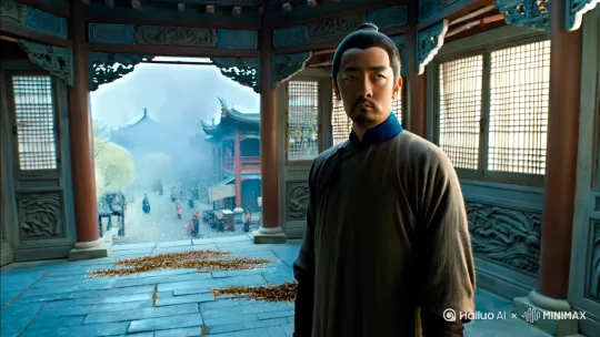 好的，我将按照您的要求创作一个穿越回明朝的故事。为了让故事更完整，我会先梳理一些基本的背景设定。请您看看以下设定是否符合您的预期。如果您有其他想法，可以随时提出，我会进行调整。

### 世界观设定

- **时间设定**：明永乐三年（1405年），靖难之役后第四年，郑和首次下西洋前夕。这个时期既有新朝气象，又暗藏权力斗争的余波。

- **地点设定**：主角封地位于山东青州府（历史上明衡王封地），地处京杭大运河要冲，既有富庶商埠，又接壤尚未完全臣服的建文旧部势力范围。

- **基本背景**：主角穿越成朱允熥（历史上建文帝幼弟），原被朱棣废为庶人后意外获得转机。这个身份既背负前朝阴影，又面临新帝猜忌，在夹缝中寻找生存之道。

### 故事梗概

- **身份困境**：穿越成被废的建文余孽，却因星象异变获得郡王爵位。新身份既要应对朝廷监视，又要化解封地百姓对"灾星"的偏见。

- **科技破局**：改良晒盐法解决青州盐碱地问题，建立蜂窝煤产业改善民生。用现代管理理念改革王府，将管家培养成职业经理人。

- **权力博弈**：借郑和下西洋契机组建商队，以"进献祥瑞"名义向朱棣示好。暗中培养情报网，在朝堂与江湖之间建立特殊人脉。

- **历史漩涡**：救治落难的方孝孺门生引发锦衣卫调查，改良火器的秘密引起汉王朱高煦注意。不得不在多重势力间走钢丝。

- **情感羁绊**：与医家之女共同防治瘟疫产生情愫，收养靖难孤儿组建特殊护卫队。在权谋斗争中守护心中净土。

我们将重点描写主角初到封地时，如何通过一场突如其来的瘟疫危机，既赢得民心又打消朝廷疑虑的关键情节。这段剧情将展现现代思维与古代制度的碰撞，以及主角在生存与良知间的抉择。

---
青州城的初春本该是柳絮纷飞的时节，此刻却弥漫着艾草焚烧的焦苦。我站在王府阁楼上，望着街道上零星走过的佝偻身影，青石板缝隙里还残留着暗褐色的痕迹。

"殿下，这是今日的呈报。"侍卫长赵戈将文书举过头顶，甲胄碰撞声在空荡的廊柱间格外清晰。我接过染着药气的宣纸，三十七户染疫，这个数字比昨日又翻了一番。

突然想起穿越前在急诊室值过的那些漫漫长夜，监护仪的警报声与此刻檐角铁马叮咚竟诡异地重合。我攥紧袖中的《赤脚医生手册》，粗麻封皮硌得掌心发疼。"备马，去城南。"

"万万不可！"王府长史扑通跪地，幞头歪斜露出花白鬓角，"按《皇明祖训》，藩王不得......"

"按《大明律》第三百二十条，知府隐匿疫情当杖九十。"我打断他的谏言，刻意将声音提高三度，好让院中那株海棠树上的锦衣卫探子听得真切，"孤王食君之禄，岂能坐视百姓化为枯骨？"

城南窝棚区的腐臭在三十步外就扑面而来。几个衙役正往板车上扔尸体，草席缝隙间垂落孩童青紫的手腕。我解下蟒纹披风盖住最近的那具尸体，身后顿时响起此起彼伏的抽气声。

"殿下！这可使不得！"赵戈急得要去掀那披风。

我按住他的刀柄，目光扫过蜷缩在墙根的流民："传孤王令，腾出西郊皇庄所有仓廪，凡发热者单独安置。着人快马去崂山采买石蒜，全城水井每两个时辰撒一次生石灰。"

暮色降临时，王府正殿已改成临时医署。我盯着砂锅里翻滚的金银花，忽然听见屏风后细微的布料摩擦声。转身正对上一双秋水般的眸子，那抱着药碾的素衣女子慌忙低头，发间银针闪过一点寒光。

"民女苏半夏，拜见王爷。"她行礼时，腰间玉佩露出半截"燕"字纹样。我假装没看见她袖口内衬的飞鱼图案，接过药碗时指尖相触，她腕间朱砂痣红得刺眼。

五更天，当第一缕晨曦穿透窗纸，城南钟楼突然传来急促的报丧鼓。我霍然起身，砚台翻倒染黑了瘟疫分布图。赵戈撞开殿门时，我看见他铁甲上沾着新鲜的血迹。

"禀王爷，流民抢了官仓，王知府带兵镇压，现在南门......"

---

**接下来故事可能会沿着这些方向发展**：

- **权力暗涌**：苏半夏隐藏的东厂密探身份，暗示建文旧臣正在重组情报网络，她腕间朱砂痣与后来出现的建文余党首领胎记形成呼应

- **科技伏笔**：石蒜治疗瘟疫的现代医学原理，为后续提炼青蒿素防治疟疾埋下线索，成为海上贸易的重要筹码

- **经济布局**：腾空皇庄仓廪的决策，实则为暗中收购周边州县药材制造垄断，这种经济手段将在黄河水患时发挥关键作用

希望这个故事框架和片段能满足您的要求。如果需要更多细节或调整方向，请随时告诉我。 by Hailuo AI Video Generator