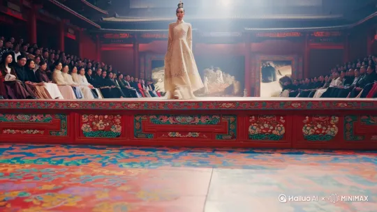 中国风T台走秀美女 by Hailuo AI Video Generator
