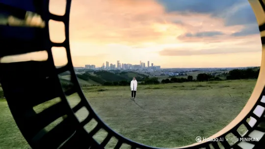 生活，是一张胶片。每个人都是自己的风景，黑白也好，彩色也罢，没有谁可以重复谁，没有哪一个故事可以重复昨天的故事，温暖或苍凉都是今生的唯一。学会开心，给自己一份明媚；学会自信，给自己一份温暖；学会承受，让心领悟坚强。风景，因走过而美丽；人生，因行进而精彩。要相信一定会有始料未及的运气，也会有突如其来的欢喜。回首望，岁月无痕；向前看，阳光明媚。 by Hailuo AI Video Generator