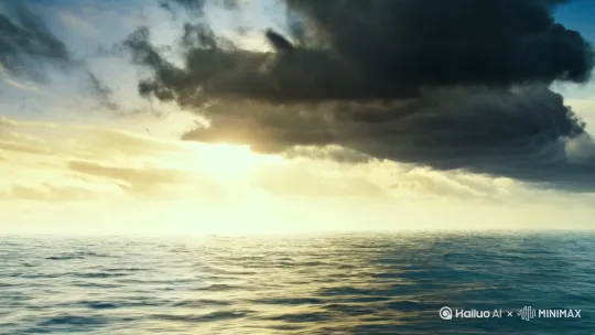 《山海经:夔牛震天》视频脚本
神秘海域,风云突变
画面从平静的海面开始,阳光洒下,波光粼粼。突然,远方海平面上乌云如墨般迅速聚集,如同巨大的黑色幕布压向海面。海风瞬间转猛,掀起滔天巨浪,浪尖上泛着白沫,如群魔乱舞。镜头随着海浪起伏,营造出紧张不安的氛围。
夔牛破水,震撼登场
在波涛汹涌间,一头庞大的夔牛破水而出。镜头由远及近,先捕捉到它巨大的牛角,犹如两座尖锐的山峰,闪烁着金属般的光泽。紧接着,是它那如山岳般壮硕的身躯,周身散发着幽蓝色的光芒,皮毛在光芒下犹如鳞片般坚硬。夔牛的四蹄踏在水面,却如履平地,激起的水花如炮弹般四射。它的眼睛如巨大的铜铃,散发着摄人心魄的红光,仿佛能洞察一切。
神力爆发,毁天灭地
夔牛仰头发出一声震耳欲聋的咆哮,声音如滚滚惊雷,以它为中心形成一道肉眼可见的音波,向四周扩散。音波所过之处,海浪瞬间被震碎成无数水滴,天空中的乌云也被冲散。镜头快速切换,展现附近的海岛,岛上的树木被连根拔起,巨石如尘埃般被抛向空中。音波撞击到远处的悬崖,悬崖瞬间崩塌,碎石如暴雨般落入海中。
生灵涂炭,绝望蔓延
画面转向海面上的船只,船员们惊恐地望着夔牛,脸上写满绝望。夔牛随意挥动它粗壮的尾巴,如同一根巨大的钢鞭,轻易地将一艘艘船只抽得粉碎,木板飞溅,惨叫声此起彼伏。海面瞬间被鲜血染红,一片生灵涂炭的惨象。
余威渐息,天地悲怆
夔牛发泄完它的愤怒后,缓缓沉入海底。但它造成的破坏余威仍在,海面上漂浮着残骸,海浪依旧汹涌。天空中乌云虽已不再密集,但仍透着压抑的气息。镜头拉远,展现这片满目疮痍的海域,给人一种震撼过后的悲凉与无奈,让观众深刻感受到山海经巨兽的恐怖威力。 by Hailuo AI Video Generator